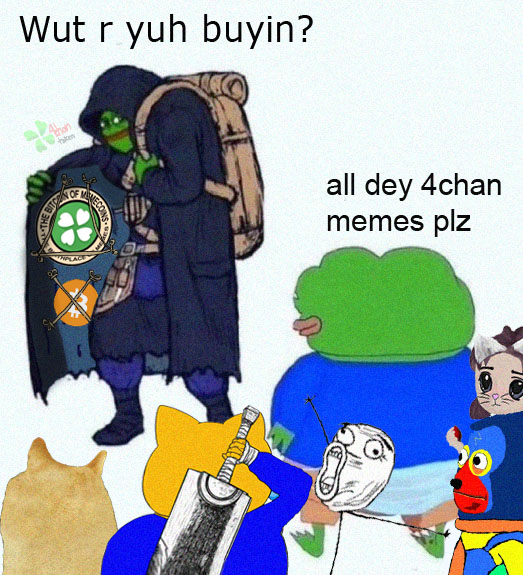 $pepe and its meme inventor <a href="/4chantokenio/">4ChanToken</a> which is the bitcoin of memecoins both about to explode iykyk