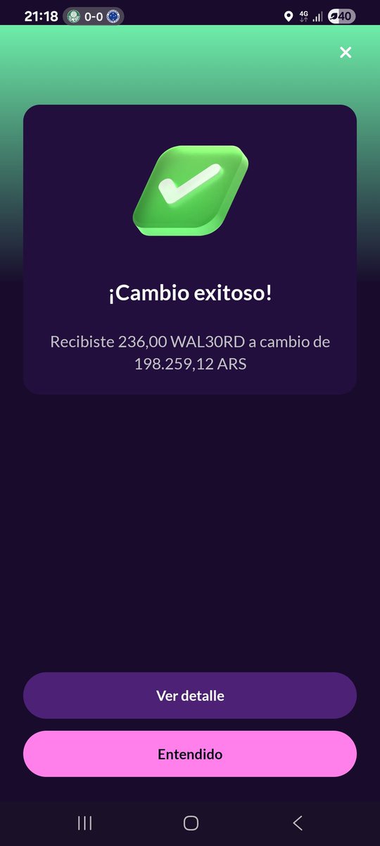 VLLC #MAGA 🙌🇦🇷💙🚀 Si se pudió!! Seguimos operando y llevando wAL30rd en <a href="/RipioApp/">Ripio</a> 🙌💜🚀 Vengan que los estamos esperando en nuestra App y Exchange. Se puede operar 24/7. Y se vienen muchas + cosas lindas!!