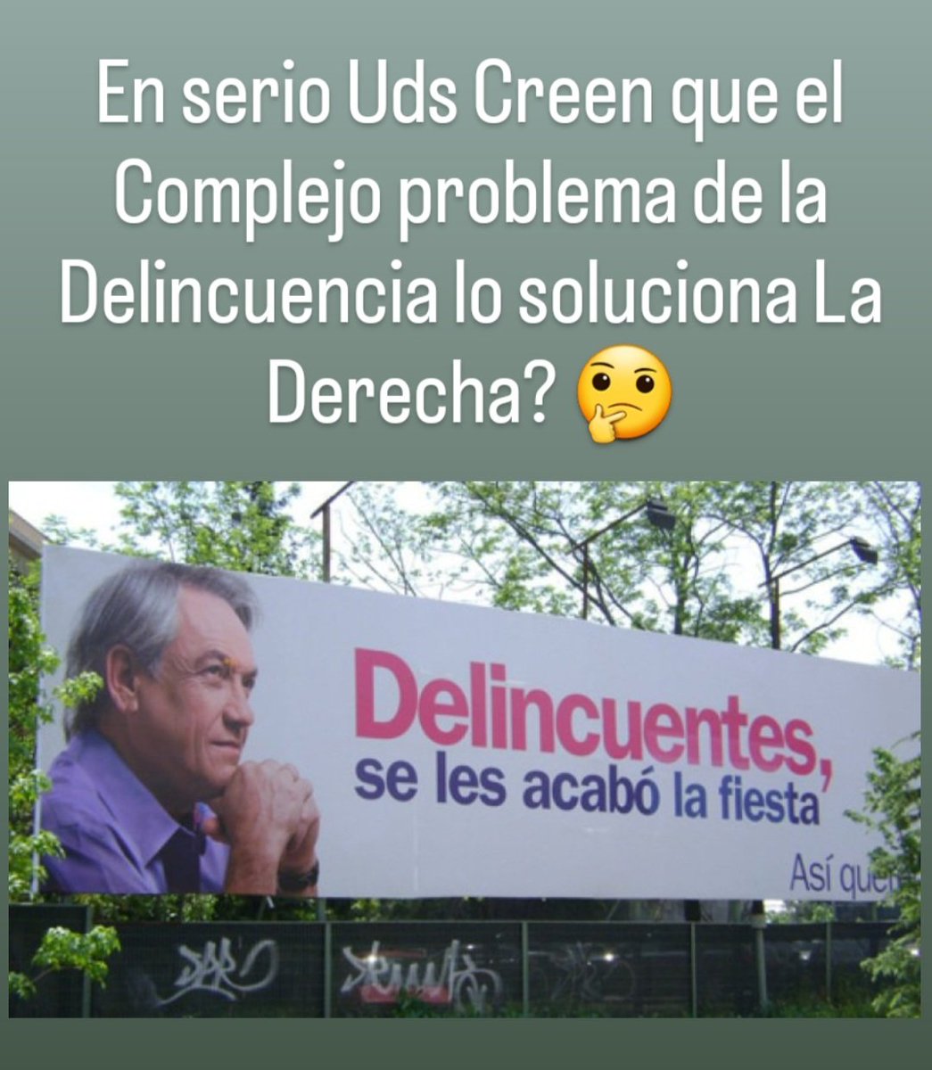 Ustedes son muy Jovenes, pero lo que prometen Jose Antonio Kast, Evelyn Matthei, Johanes Kaiser y Parisi en #ElDebate13 ya lo prometio La Derecha que Goberno Dos Veces los ultimo años y la Empeoro.

Porque creerles ahora si no quieren ni siquiera Levantar el Secreto Bancario? 🤷🏻‍♂️