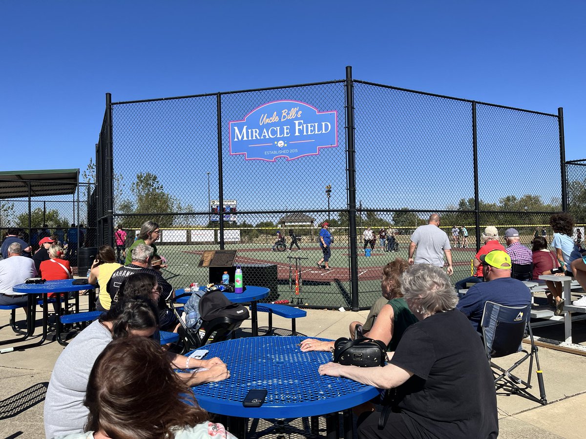 ScottMillerShow's tweet image. Honored to throw out the first pitch for Miracle League Baseball