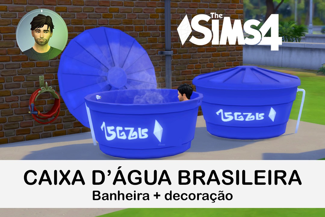 AdylSims's tweet image. Temos caixa d'água Br no the Sims agora  💅🫰
#sims4cc #TheSims4