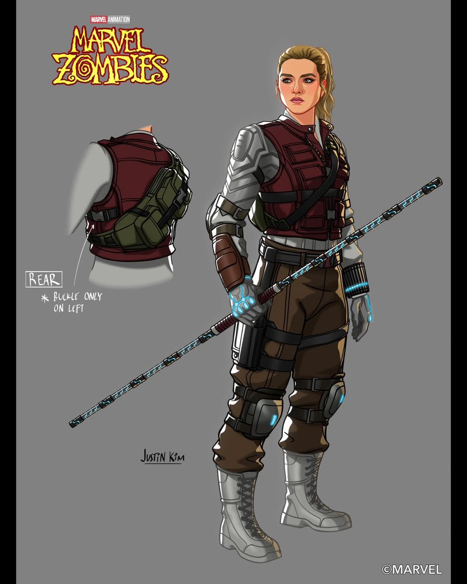 Confira o concept arte de Yelena para “MARVEL ZOMBIES”.