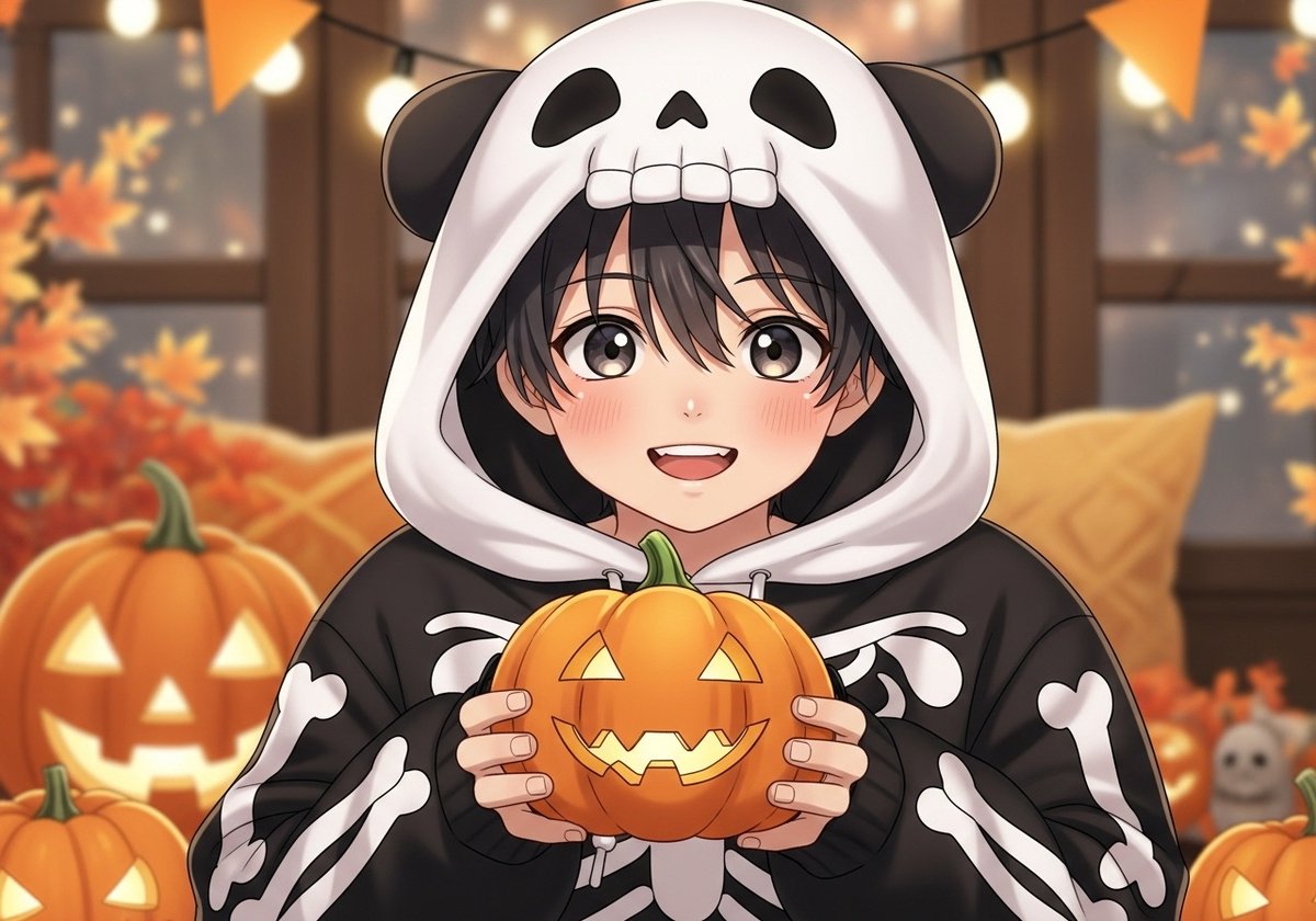 おおかみくんハロウィンカラー ハロウィン新アー写公開④🧸🕸️】 ♡.*・ﾟ