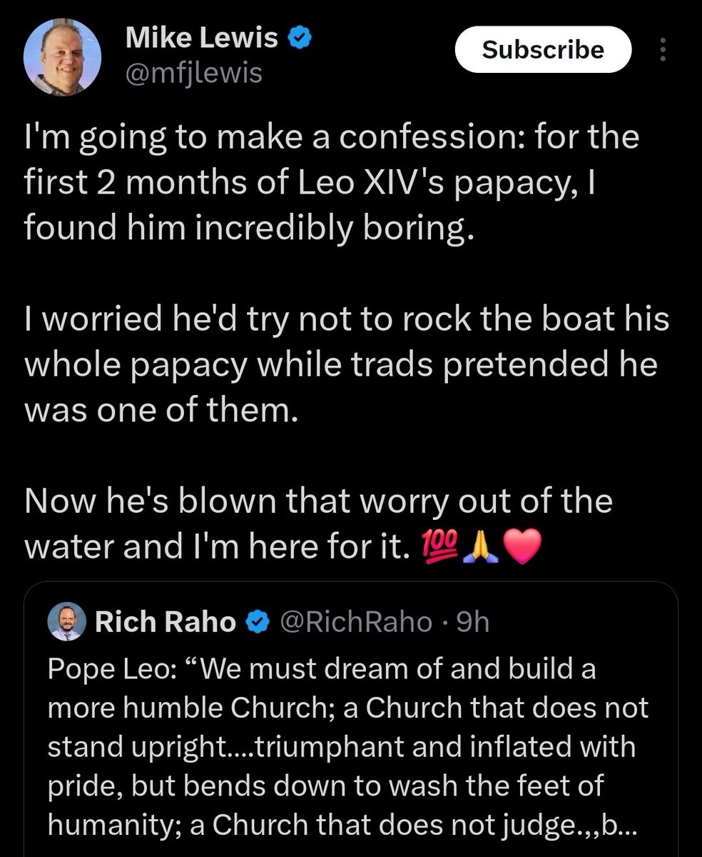 Hahahahahahahahahah

But seriously, this amounts to "The job of the Vicar of Christ is to alienate the people I don't like"