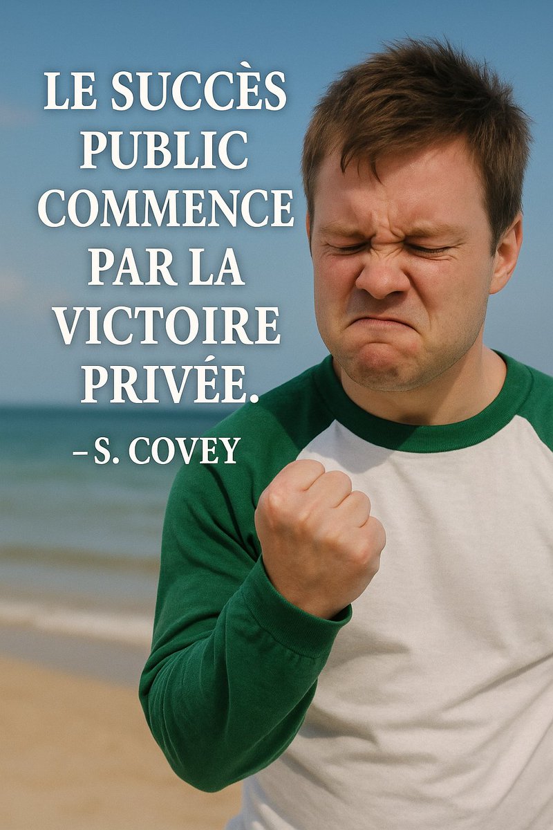 ZedMSolutions's tweet photo. "Le succès public commence par la victoire privée." S Covey
🔒 Discipline + intégrité = puissance intérieure.

#motivationdulundi #erp #pme https://t.co/4aJSAijyww