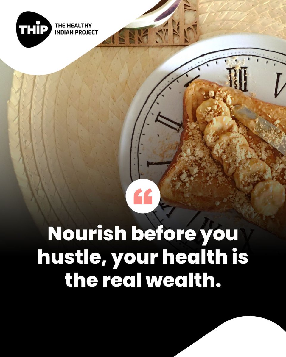 ThipMedia's tweet image. Good health starts with mindful eating, not skipping meals. When you nourish first, you perform better, think clearer, and live stronger. 🌿💪
#HealthyHabits #WellnessJourney #MindfulLiving #EatForHealth #HealthyLifestyle