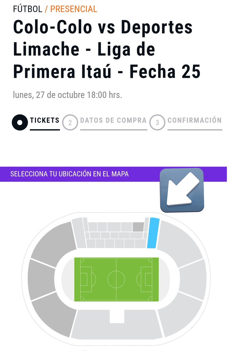 Gente mañana por pega no llego 
Vendo 2 abonos pa Colo-Colo Limache mañana a $30,000 
Más barato q Andes pa q se lo lleve 
Abono entrada entradas, tribuna lateral norte