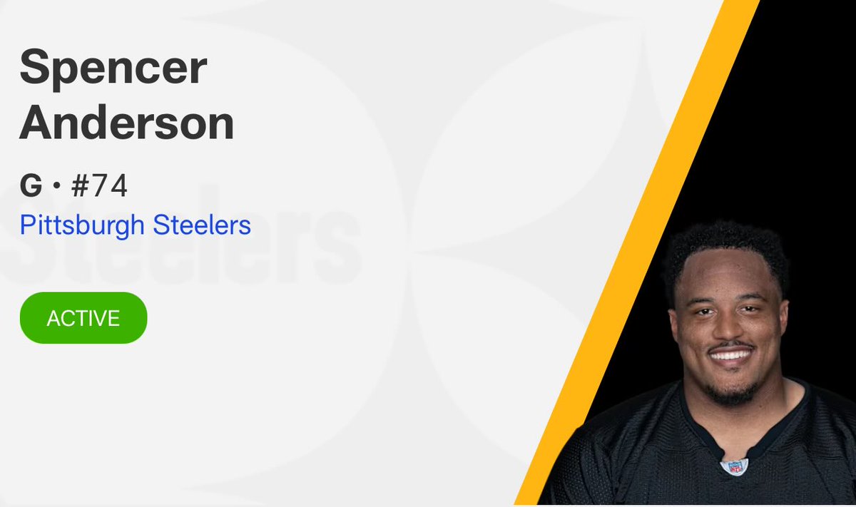 If you attend a Steelers game, number 74 reports as eligible on like nearly every play.  We finally have a reception to make the defense honor him as a receiver!