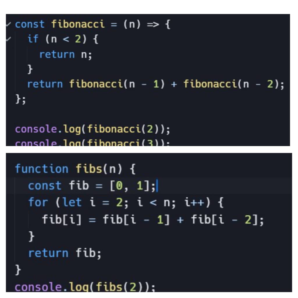 Rs_Cltve's tweet image. Lets Think like data Structure & Algorithm Students
What is the Big - O Time complexity of the Recursive Fibonacci and the Iterative Loop Fibonacci
#javaScript #Data_structure #algorithmdevelopment #algorithmlearning #FrontendDev #frontenddevelopers