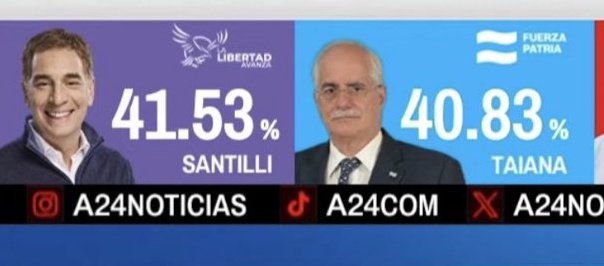 Histórico lo de Santilli que en días dio vuelta una elección y sin tener su cara en la boleta

#Elecciones2025
