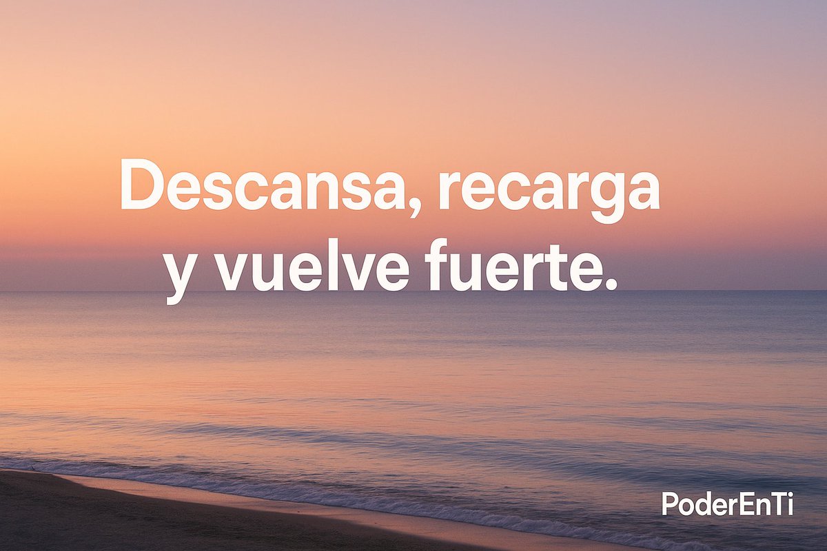 PoderEnti's tweet image. Descansa, recarga y vuelve fuerte. #PoderEnTi

Haz una pausa y piénsalo.

#Equilibrio #Descanso #Renovación