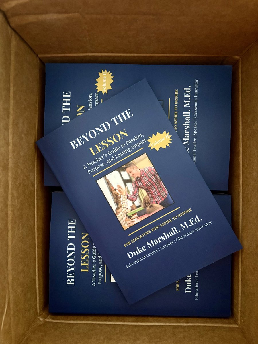 AcadAlliesTX's tweet image. 📘 They’re here! Beyond the Lesson: Vol. II just arrived!
These books were written for educators who still believe this work matters.

Signed copies are $10 (limited supply) before the 11/11 Amazon launch.
👉 WeAreAcademicAllies.com

#BeyondTheLesson @ConroeISD