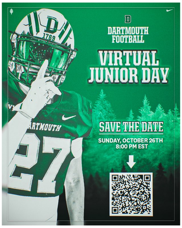 Had a great time learning what <a href="/DartmouthFTBL/">Dartmouth Football</a> all about! <a href="/coachirishodea/">Danny O'Dea</a>