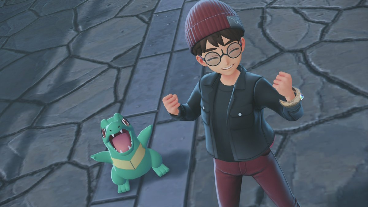 Jeff_Koff's tweet photo. I see everyone posting their Legends ZA stuff so here’s mine. 

-My second shiny (Totodile)*
-My Meganium and Greninja
-Hittin’ that pose with Mega Greninja
-My team right after I beat the main story https://t.co/h32vZ8LaOY
