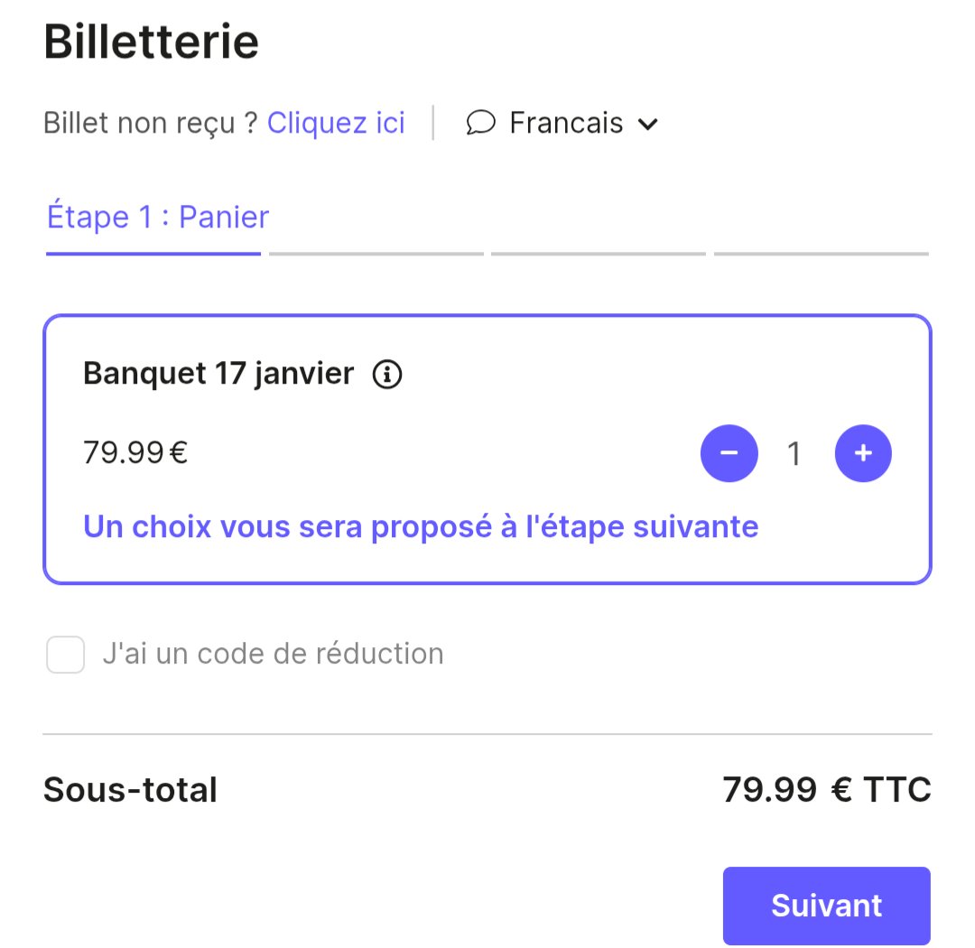 les fameux banquets du "peuple" a 80 balles mdr
