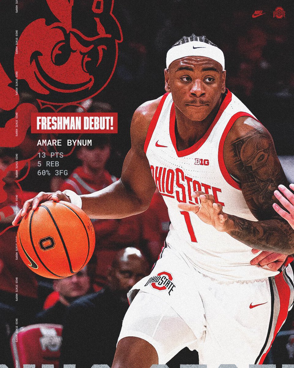 Bynum was a bucket today 🪣.

#GoBucks | #DevelopedHere