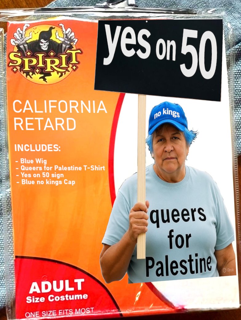 Halloween Costume, California Retard edition.