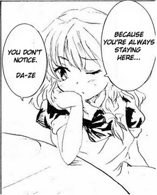 Daily2huPanel's tweet photo. Extra Extra! Reliable sources tell us Reimu doesn't leave her house much at all! For someone who's supposed to be the "Guardian of Gensokyo" she sure is a giant "rotmaxxer" and "seems highly allergic to grass". https://t.co/7dXBSPHKDM