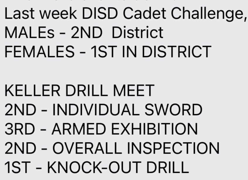 JROTC collecting trophies, AGAIN! 🤘🏽💪🏽 <a href="/BWingDisd/">Beth Wing</a>