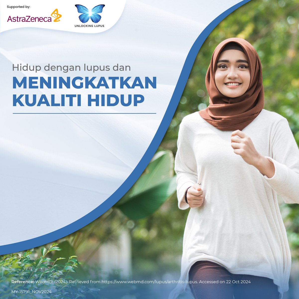 Senaman impak rendah seperti berjalan, berenang, dan berbasikal boleh membantu pesakit lupus mengekalkan otot dan mengurangkan risikoosteoporosis (penipisan tulang). Ia juga mungkin boleh meningkatkan mood.

Low-impact exercises such as walking, swimming, and biking can help