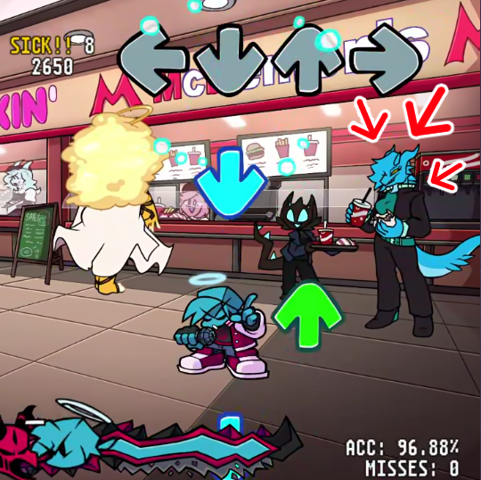 AKSHDWIOAHD I WAS NOT EXPECT MY BABY'S MINUS DESIGN TO BE A CAMEO (Blu creature!!!) 

I am so normal about this mod, you guys have no idea, THIS just makes it worse-- #VsRetroP2