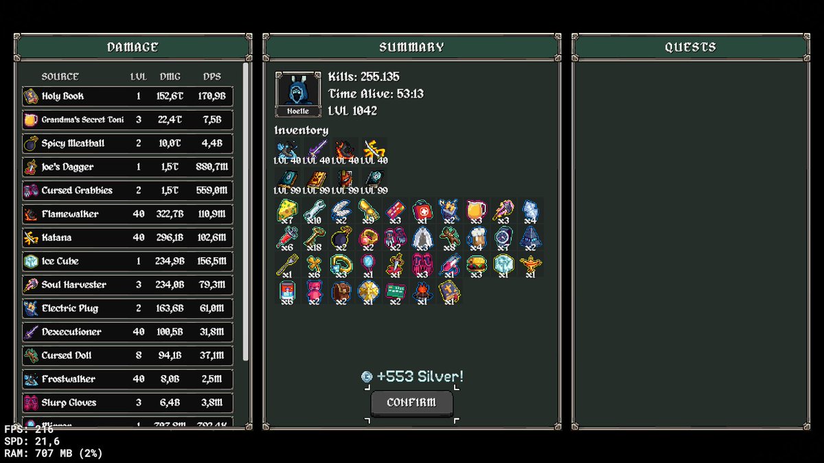 puta que pariu finalmente uma run decente.