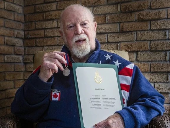 Don Cherry has been awarded the King Charles III Coronation Medal for his outstanding contributions to Canada

Well deserved

Don Cherry IS Canada