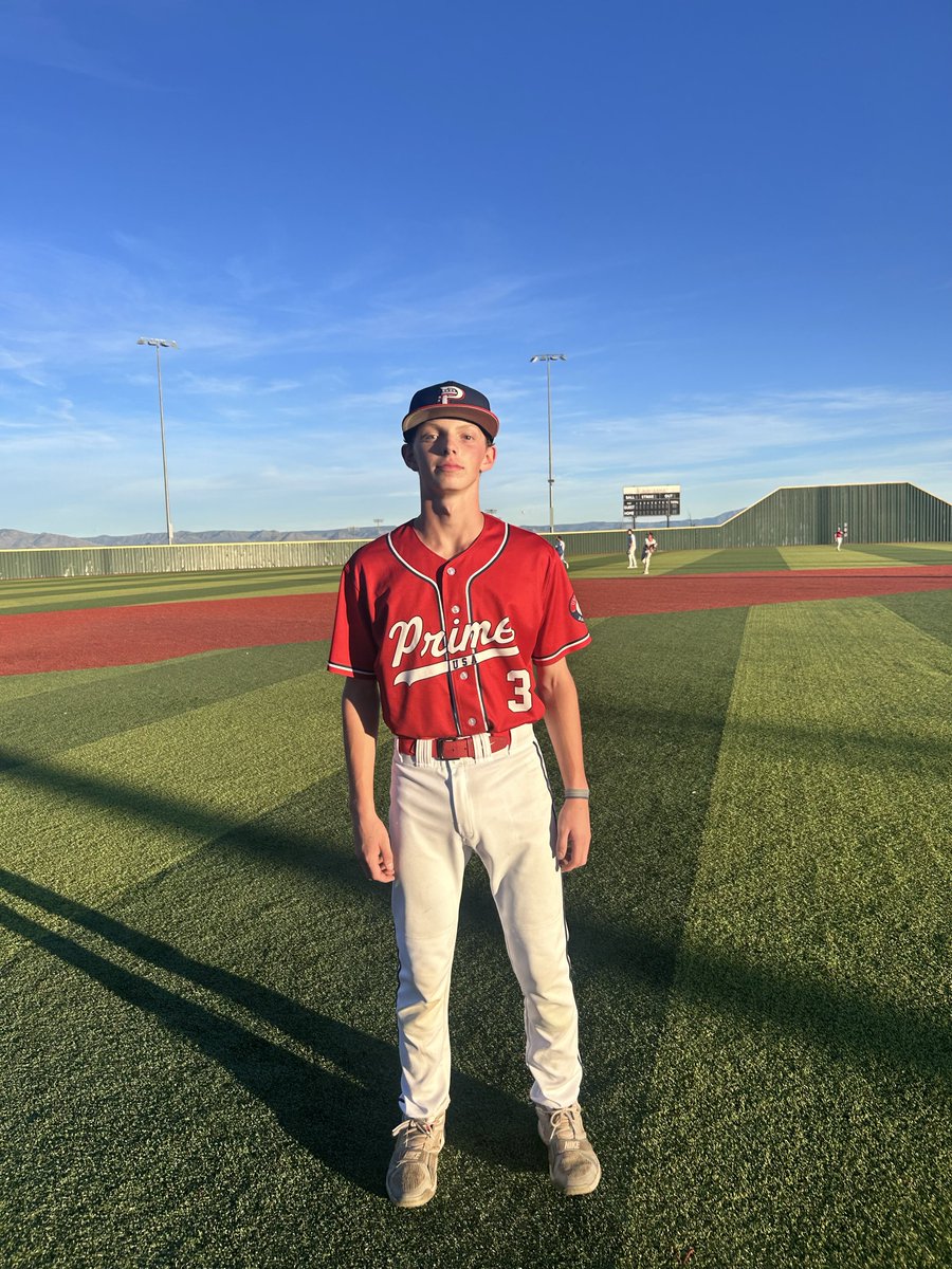 FiveToolNM's tweet photo. F: @DukeCityPrime Griego 2029 7, ABA 2029 Navy 6
PoG: @hadleyryland 2-4, 2B
Pitcher: @Rzelechoski29448 2 IP https://t.co/3FUAK6QYut