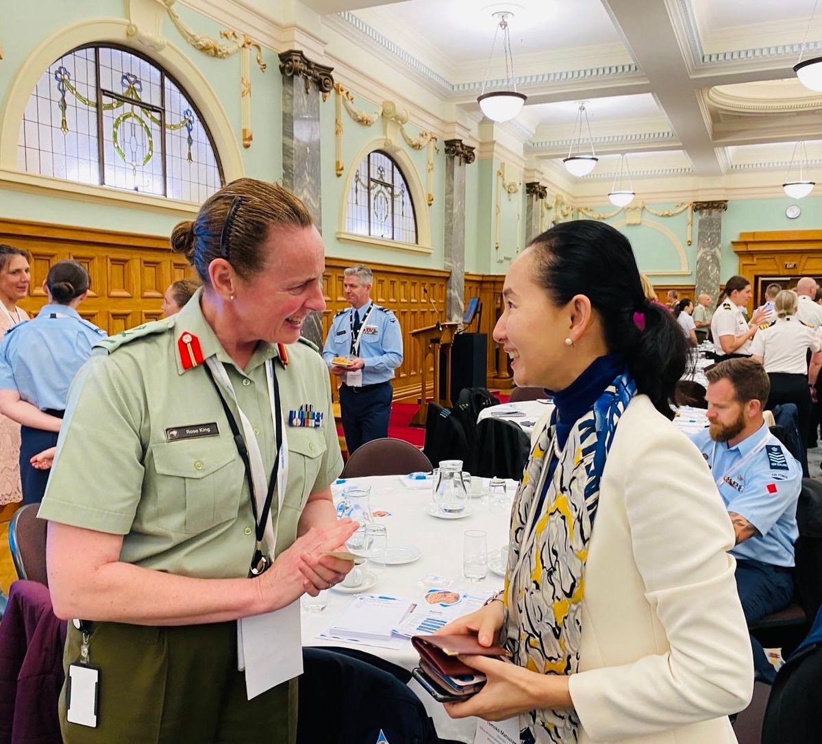 ModJapan_en's tweet image. This month marks the 25th anniversary of UN Security Council Resolution on Women, Peace &amp;amp; Security (#WPS). Oct 13-16, Japan was invited to #NZDF WPS Symposium to introduce its efforts, and supported Gender Focal Point course as an instructor. We’ll continue working with partners!