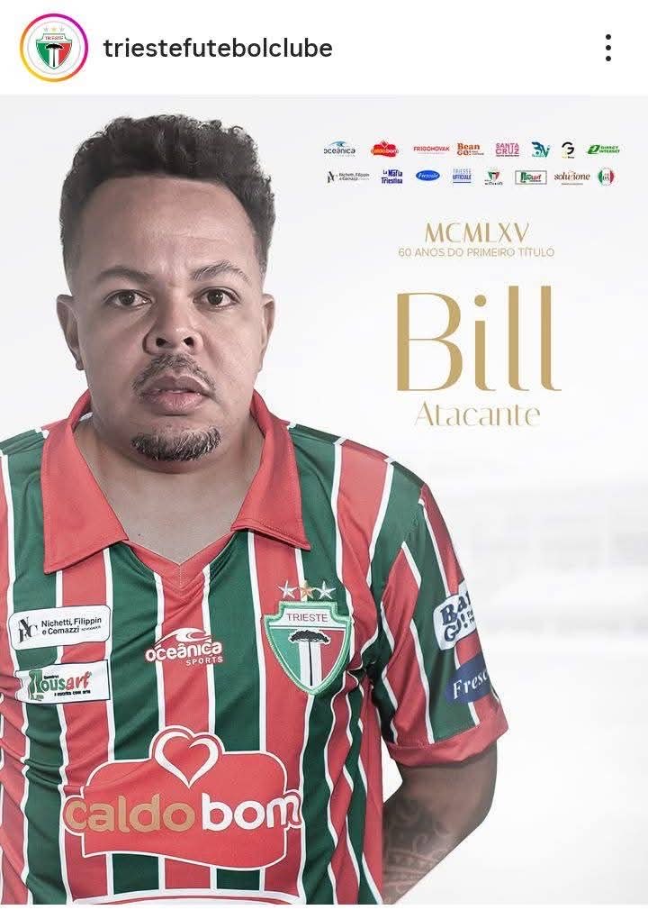 RogerioScarione's tweet photo. Atacante Bill, ex-Coritiba, é o novo reforço do Trieste, clube da Suburbana da cidade de Curitiba… https://t.co/Oe4C2nd5g8