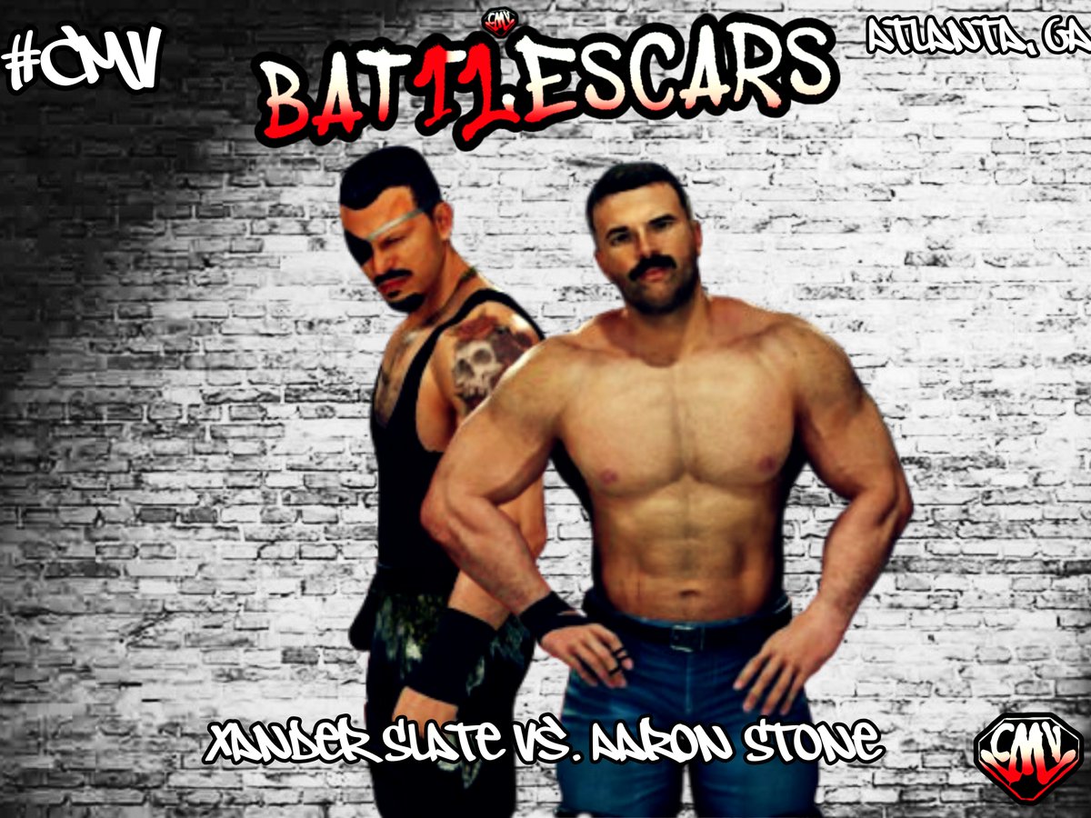Community Universe (@officialcmv_) on Twitter photo Before he hangs up his wrestling boots for good in a few months, Xander Slate, wants his one on one match with Aaron Stone that he was robbed of at Ascendance XIII! At Battle Scars XI The Milk Man is intent on sending The OG Dirty Heel packing with a proper ass kicking! #CMV Before he hangs up his wrestling boots for good in a few months, Xander Slate, wants his one on one match with Aaron Stone that he was robbed of at Ascendance XIII! At Battle Scars XI The Milk Man is intent on sending The OG Dirty Heel packing with a proper ass kicking! #CMV