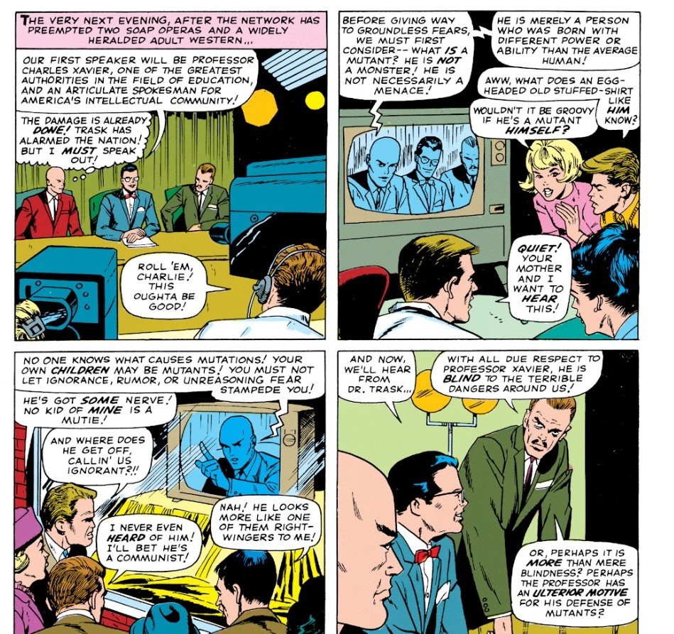 Evenadamas2's tweet image. I know many of us agree that the best thing for Xavier (and Magneto) is to step aside from the X-Men.
But for me, the best way to take advantage of Xavier isn't by sending him into space or killing him, but by giving him a political position, is where it would be best used+