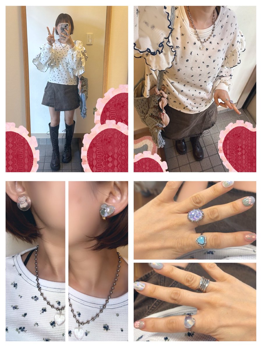 Anemonecor's tweet image. 上しまむらー♪
#着回し