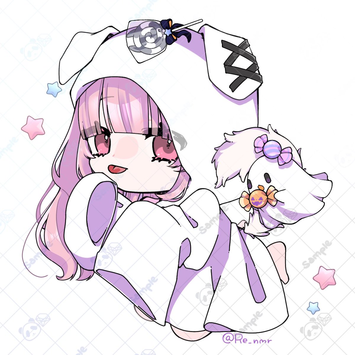 441l0's tweet photo. 👻改変🍬テンプレ￤もかちーぬ 様
2024/10/26　消化💮

 #れのまるの依頼消化ちゃれんじ 
99日目 https://t.co/jYGxPu3dlC