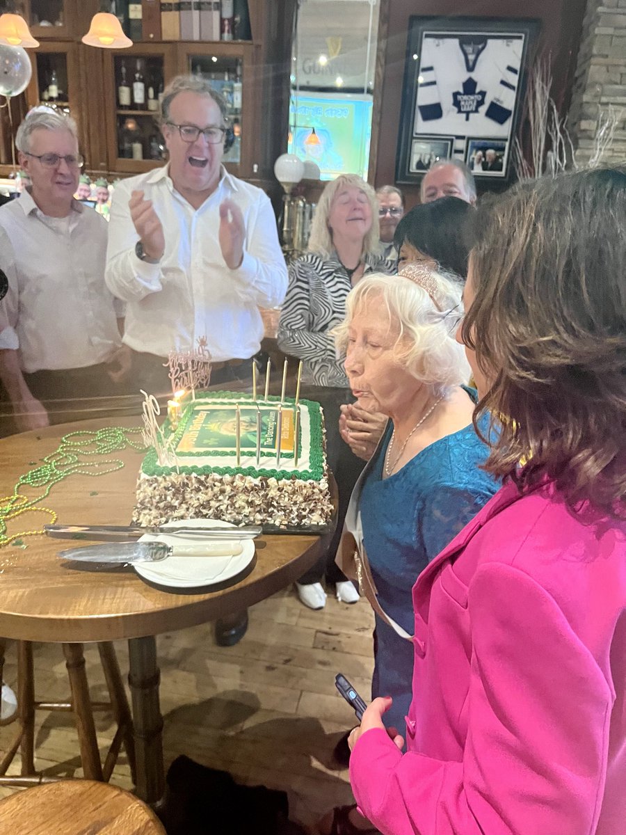 A very happy birthday to Rita Debono, aka the Irish Dancing Queen. 95 years young today! Delighted to celebrate with you last weekend!🎂