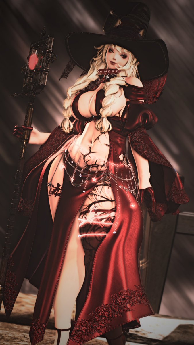 She's casting spells on you tonight, be careful~

#GPOSERS #ffxivnsfw #miqote #Puppygirl