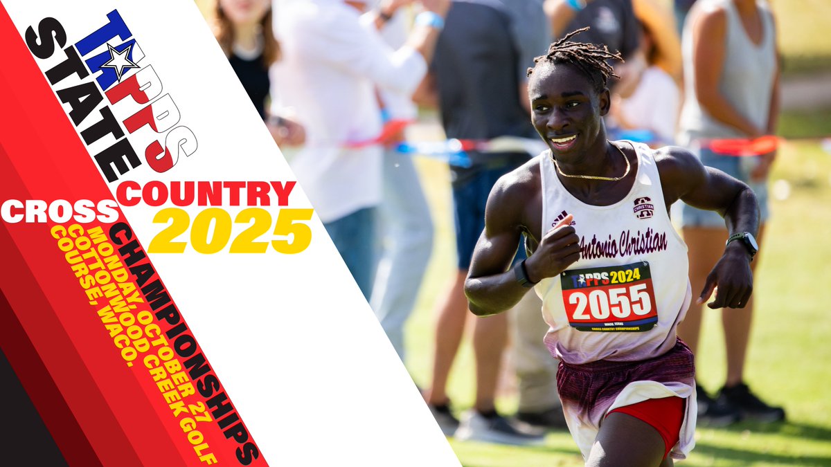 TAPPSbiz's tweet photo. Good morning Cross Country Fans! TODAY'S THE DAY! Join us in Waco for the 2025 #TAPPSxc State Championships or watch LIVE on TAPPS TV! Get your tickets, schedules, broadcasts, and live results here https://t.co/xaT0c3EXV8 or at our link in bio! https://t.co/R3uIxutdT3