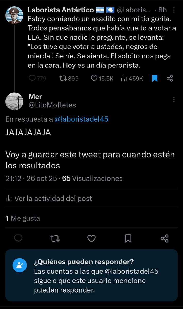 Acompáñame a ver esta triste historia jajajajaja

#LLA #QueElEsfuerzoValgaLaPena #siamilei #Milei #Argentina