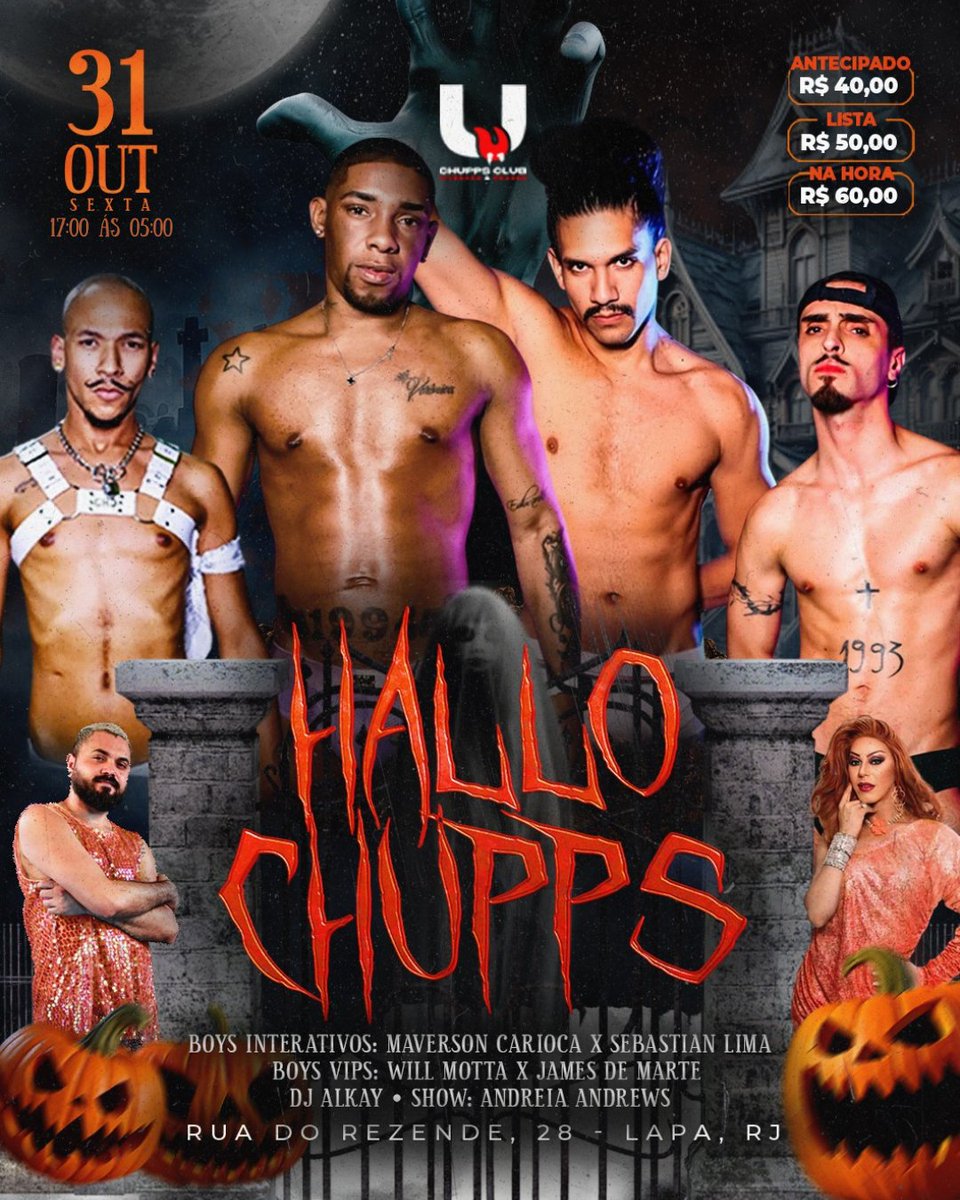 SORTEIO • FOTO OFICIAL 
Quer um vip pra Chupps hoje? 
Regras:
1- Dar RT neste post
2- Seguir este perfil <a href="/chuppsclub/">Chupps Club</a>
3- Informar nome completo e Identidade após sorteio

Serão DOIS sorteados para HOJE 31/10/2025
Resultado após às 14hs. Quem não seguir as regras estará eliminado!