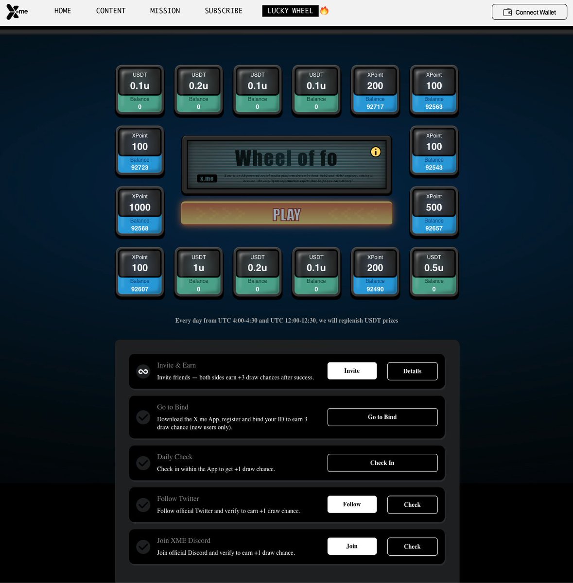 Tham gia vòng quay may mắn XME, nhận giveaway ngay 2 củ 😎

Dự án <a href="/Xme_Anything/">X.me</a> đang có event vòng quay may mắn anh em chỉ cần tạo tài khoản theo hướng dẫn bên dưới  Rich chọn ngẫu nhiên 2 bạn may mắn để giveaway 2 củ nhé 🤎

Nếu Web2 có Tiktok thì Web3 có Xme