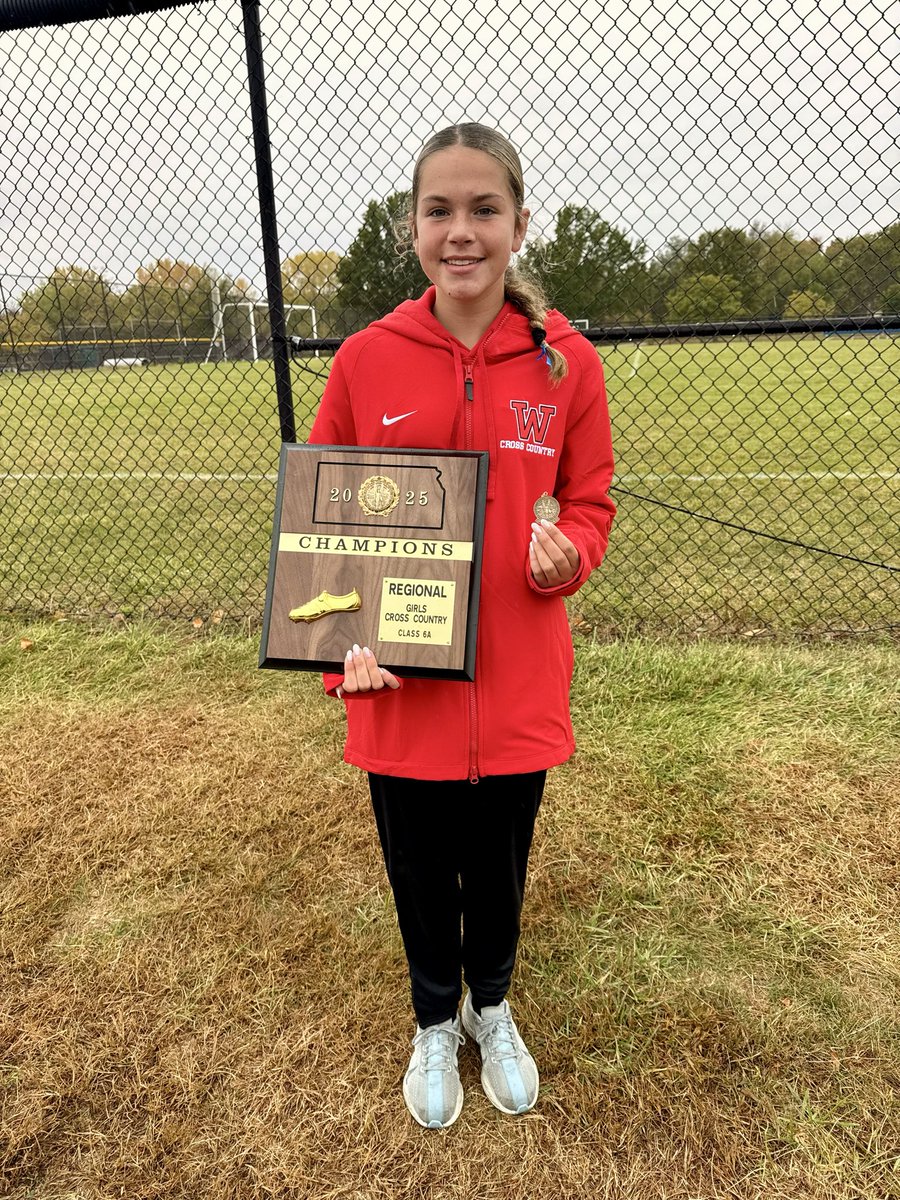 I am so incredibly proud of this team! Not only did we win the EKL XC Meet last week, this week we won the Regional XC Meet. So glad I was able to help the team by placing 11th at the Regional Meet with a PR time of 19:33.59! Can’t wait for the state meet at Rim Rock! <a href="/KSRush10GA/">Kansas Rush 10 GA</a>