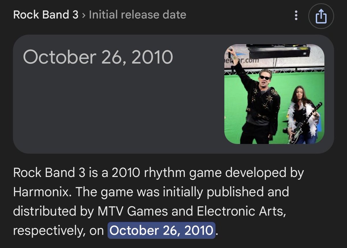 Acai28's tweet image. Happy 15th birthday to objectively the greatest entry into the 5-fret library. Has every instrument you could ever want to play in a rock-centric setting.

For me Rock Band 3 was hard to love at first, but realizing how much it offered and the love given to it by the community,…