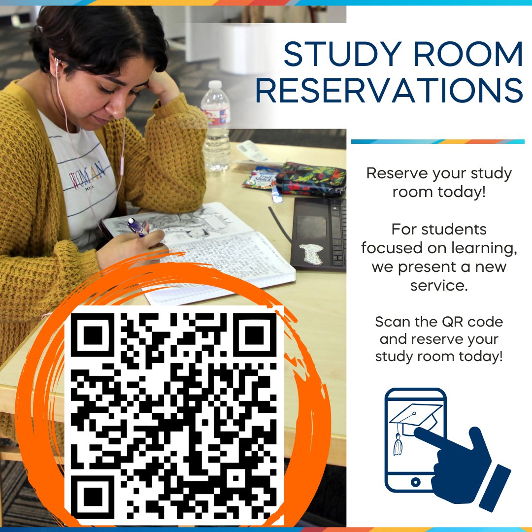 MCC_Lib's tweet image. Need a place to study?
For students focused on learning, we have the perfect place for you.
#StudyRooms #MCCLibWaco #MCCLearningCommons #StudentLife
mclennan.libcal.com/r/search?lid=1…