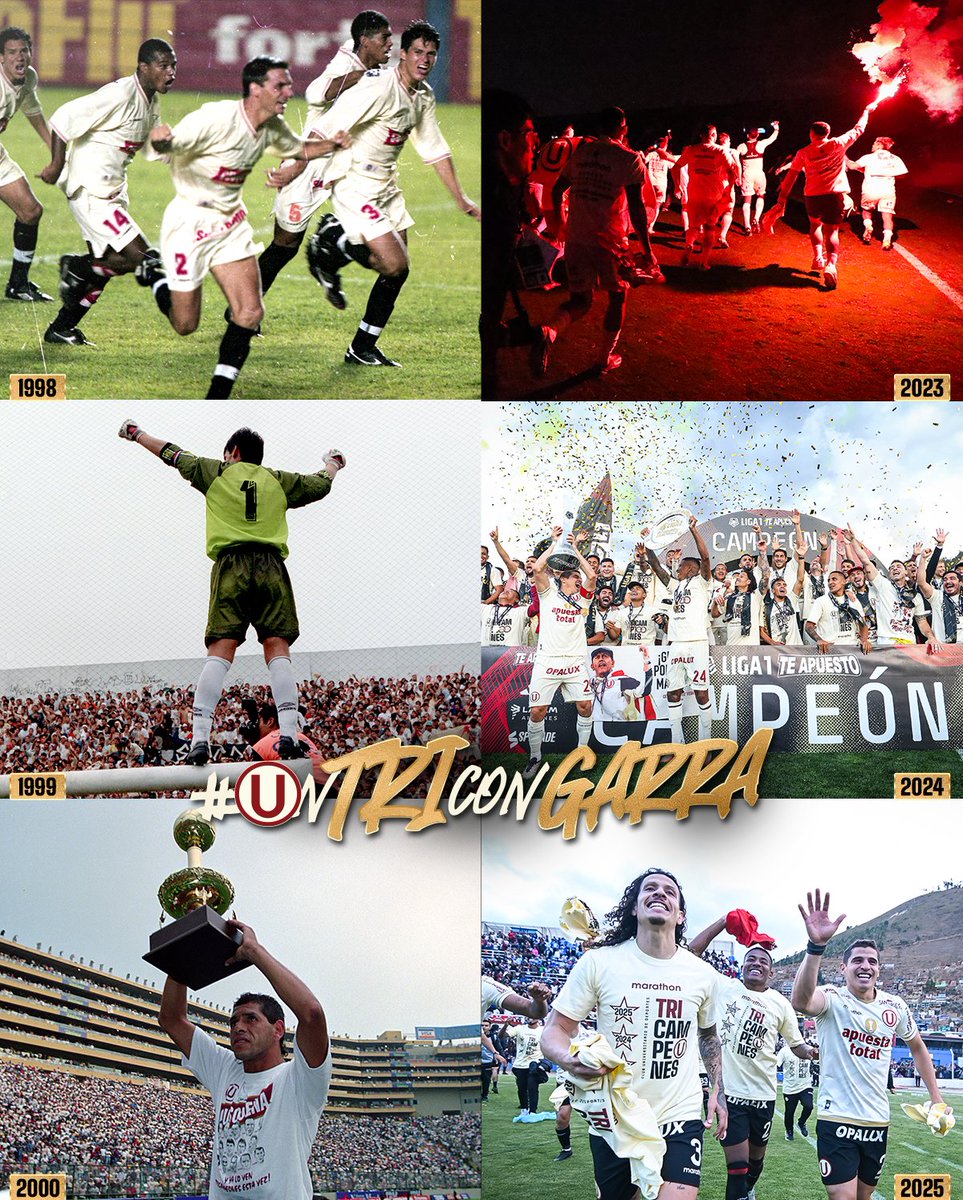 Universitario's tweet image. ¿𝗗𝗢𝗦 𝗧𝗥𝗜𝗖𝗔𝗠𝗣𝗘𝗢𝗡𝗔𝗧𝗢𝗦? 🤔

𝗦𝗢𝗟𝗢 𝗘𝗟 Ⓤ𝗡𝗜𝗖𝗢 𝗚𝗥𝗔𝗡𝗗𝗘 👊

#TricampeUnes
#UnTriConGarra