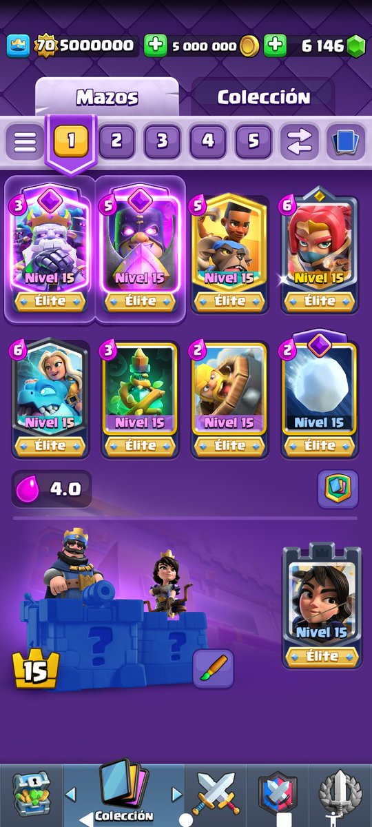 Joseantoni36367's tweet image. Por fin llegue a campeones definitivos por segunda vez con mi waifu la bandida líder usando el mazo el creador de contenido favorito kanariooo y también resuelta que el también es fan de la hermosa bandida líder que orgullo siento.
#BossBandit
#ClashRoyale 
#royaleapi
@KaNaRiOoo