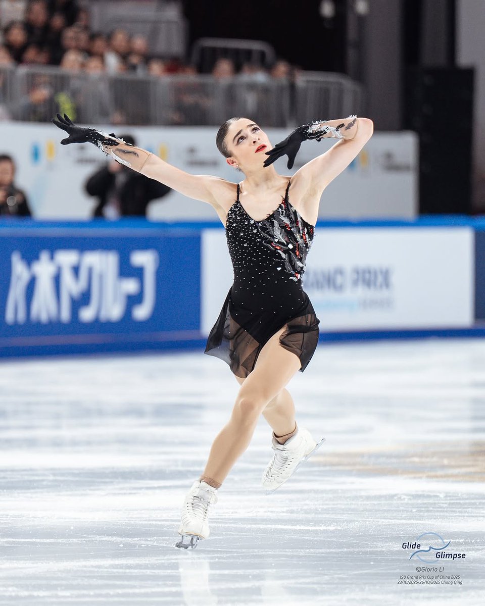 Anna finished 8th at Cup of China! She earned 116.45 in the free skate and 178.34 in total ⛸️