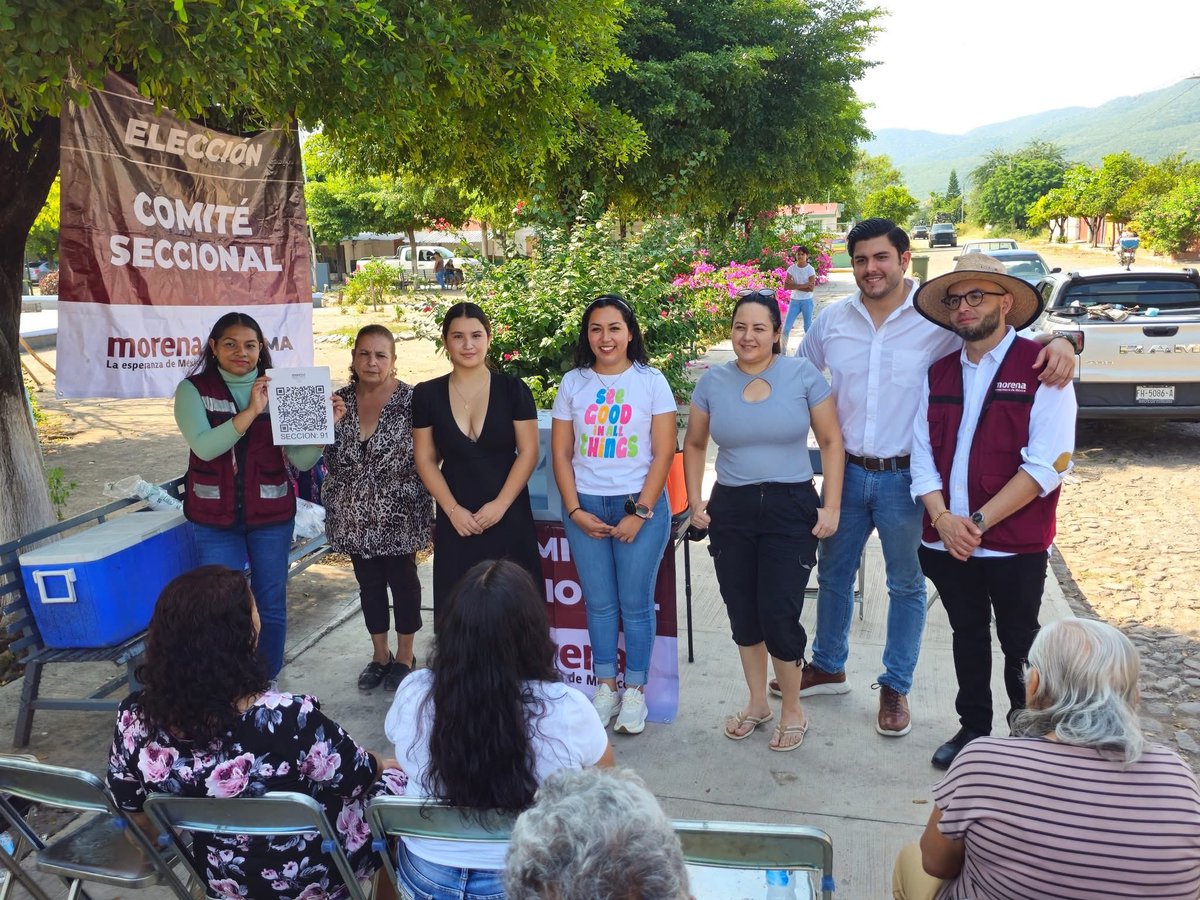 🌾 Domingo de territorio en #Estapilla 🇲🇽

En una mañana calurosa, pero llena de participación, conciencia y esperanza, la comunidad de Estapilla se organizó y consolidó su Comité de <a href="/PartidoMorenaMx/">Morena</a> <a href="/LuisaAlcalde/">Luisa Alcalde</a> <a href="/amlopezbeltran/">Andres Manuel Lopez Beltran</a> <a href="/CaroRangelG/">Carolina Rangel Gracida</a> #México