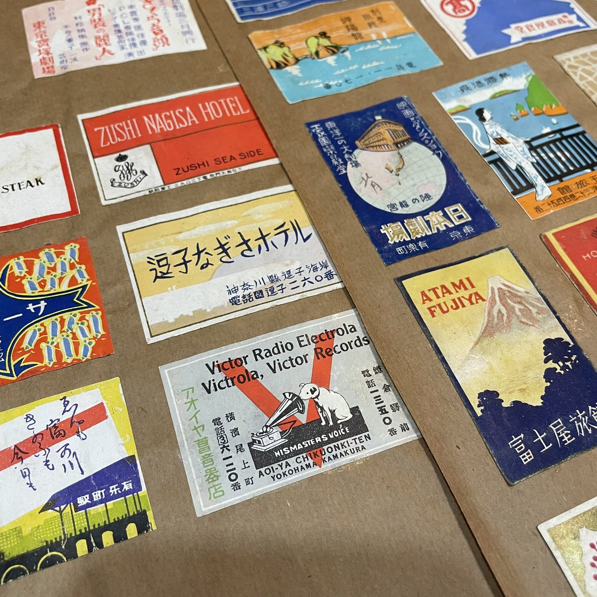 晴れましたね！ 人気のマッチラベル追加で持ってきました