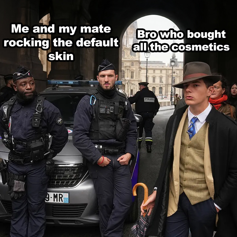 Always at the bottom of the ladder too 🤣