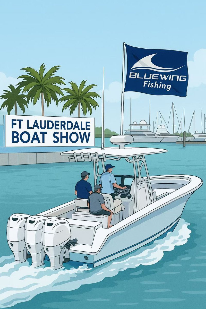 We are heading to the Fort Lauderdale Boat Show 2025! ⚓️
.
📍 Booth #152, Bahia Mar Entrance Tent
.
📅 Oct 29 – Nov 2
.
Come see our latest fishing tackle and marine gear and say hi — we can’t wait to meet you there!
#fishing #sportfishing #fishingshow #show #boat #boatshow